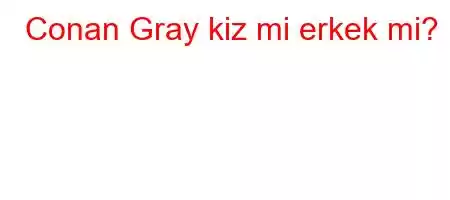 Conan Gray kiz mi erkek mi