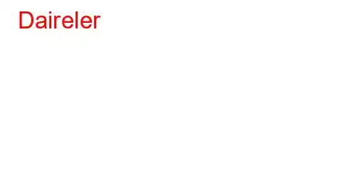 Daireler