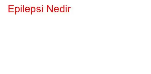 Epilepsi Nedir