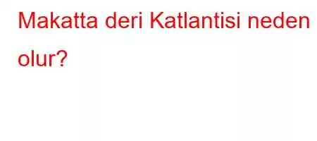 Makatta deri Katlantisi neden olur?