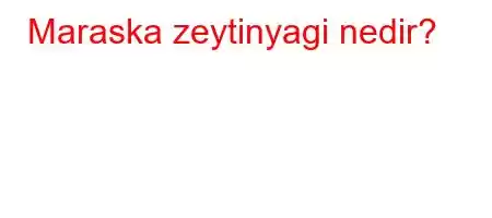 Maraska zeytinyagi nedir?