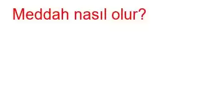 Meddah nasıl olur?