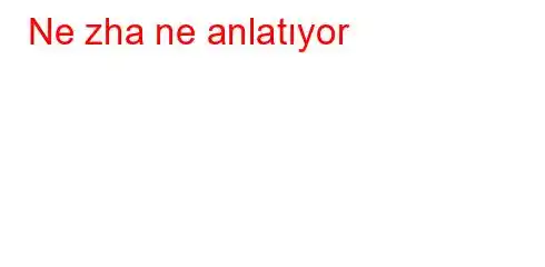 Ne zha ne anlatıyor?