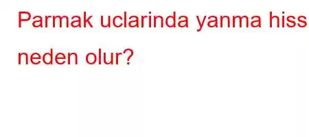 Parmak uclarinda yanma hissi neden olur?