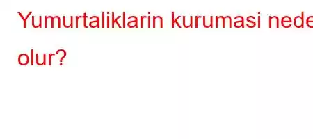 Yumurtaliklarin kurumasi neden olur